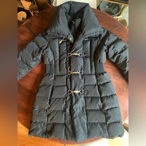 Navy puff winter coat